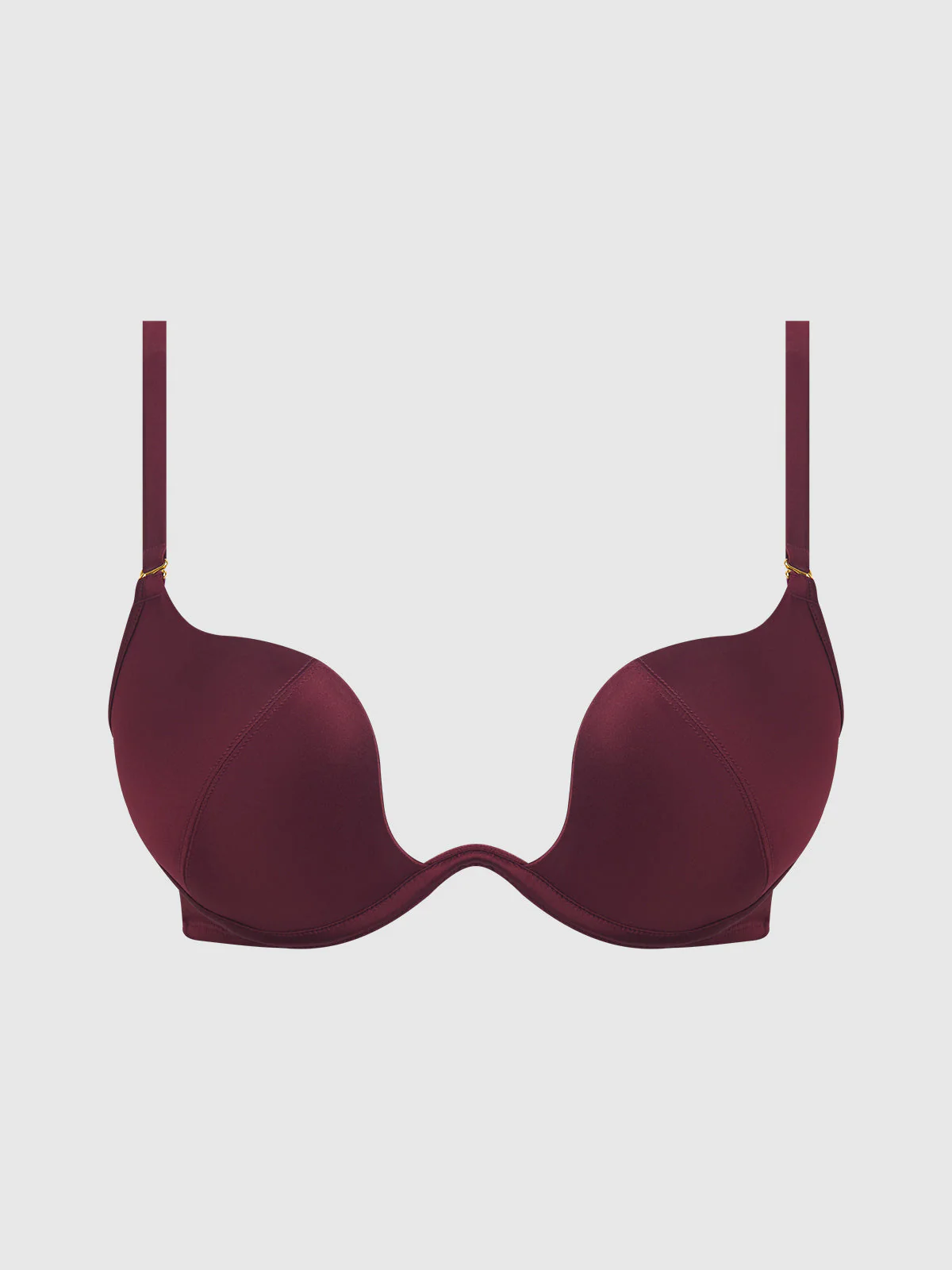 Rising Star Plunge Push Up Bra in Petra Satin - Image 12