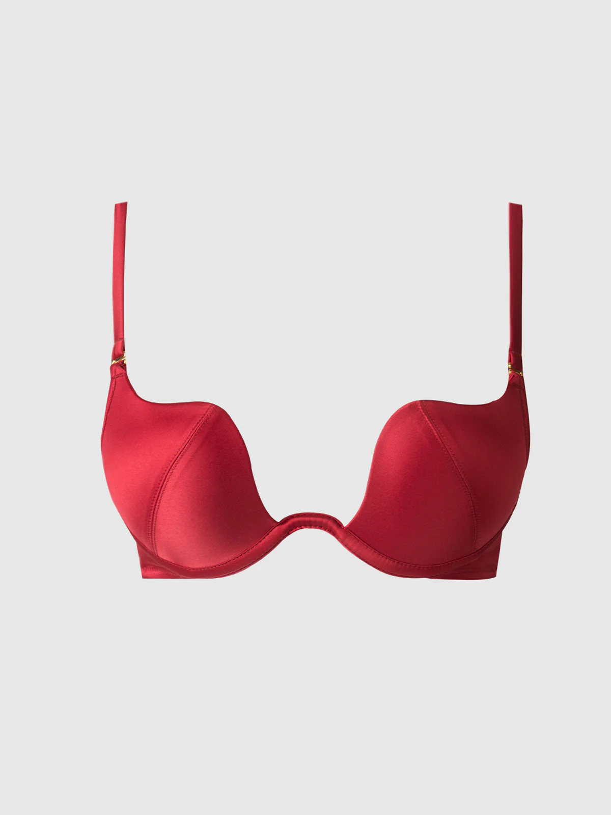 Rising Star Plunge Push Up Bra in Petra Satin - Image 8