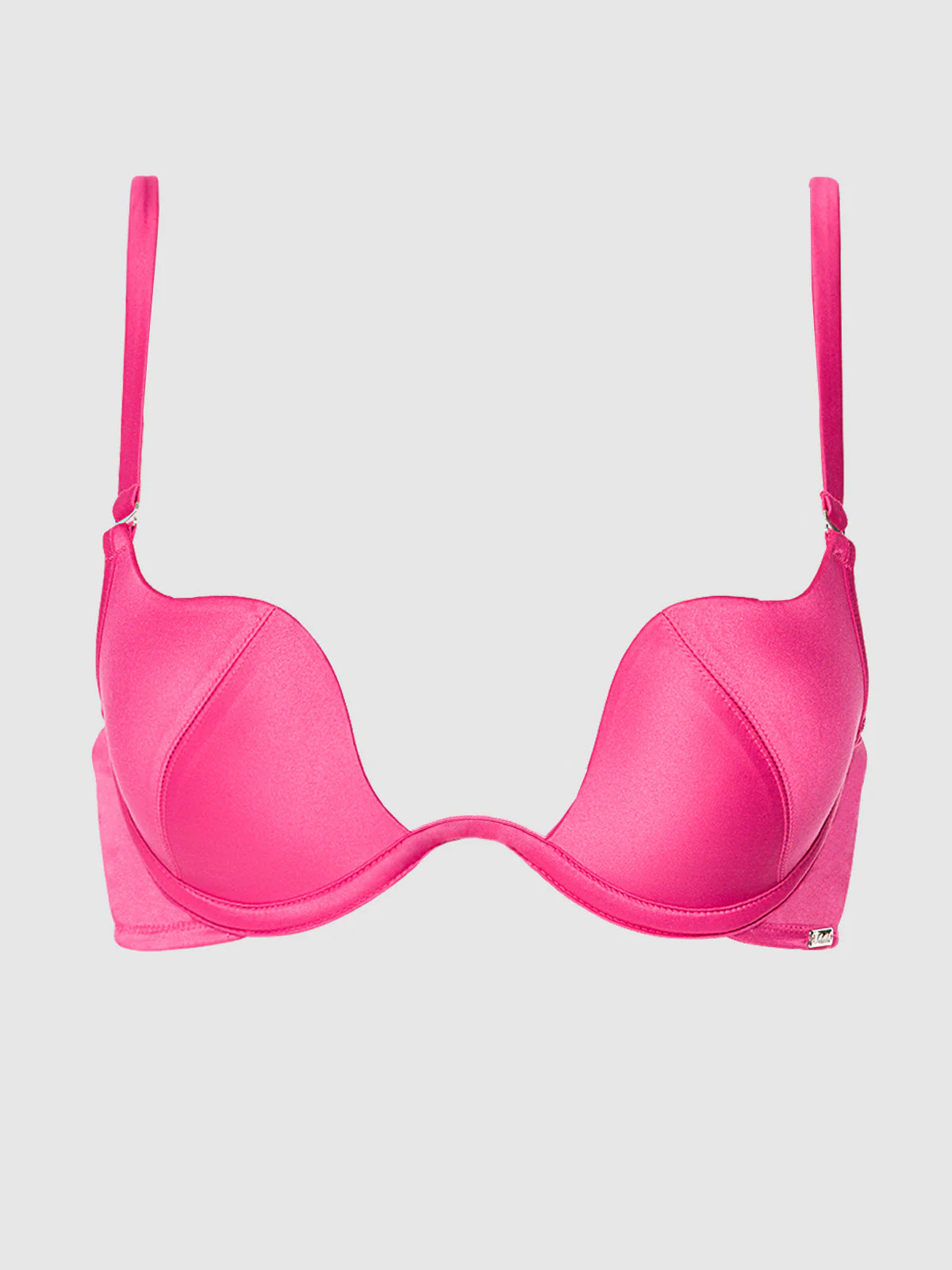 Rising Star Plunge Push Up Bra in Petra Satin - Image 12