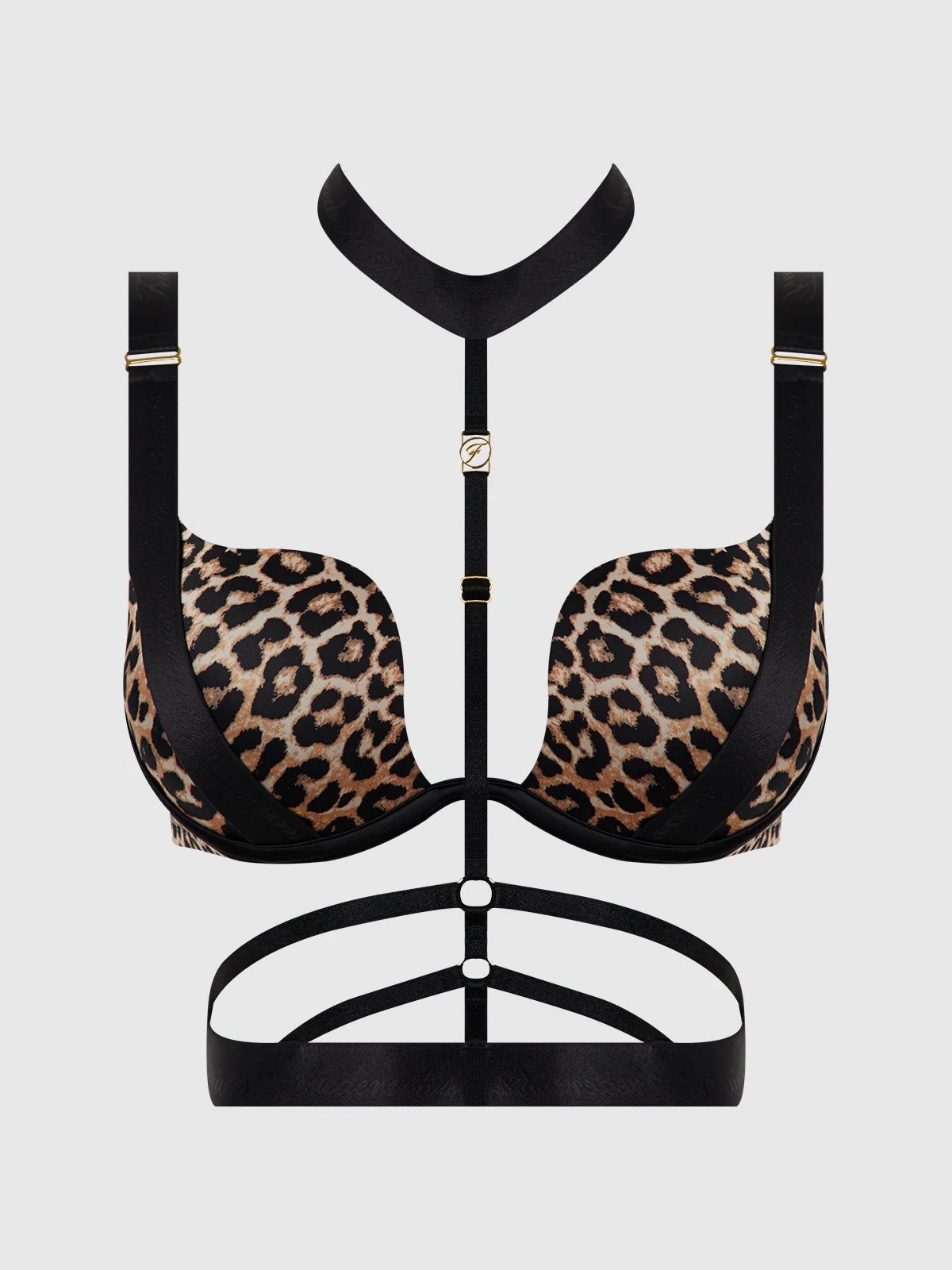 Rising Star Plunge Push Up Bustier in Petra Satin - Image 9