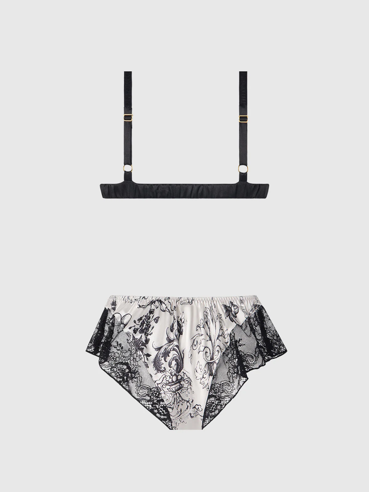 Scarlett Satin Sleep Bra & Shorty Set - Image 13