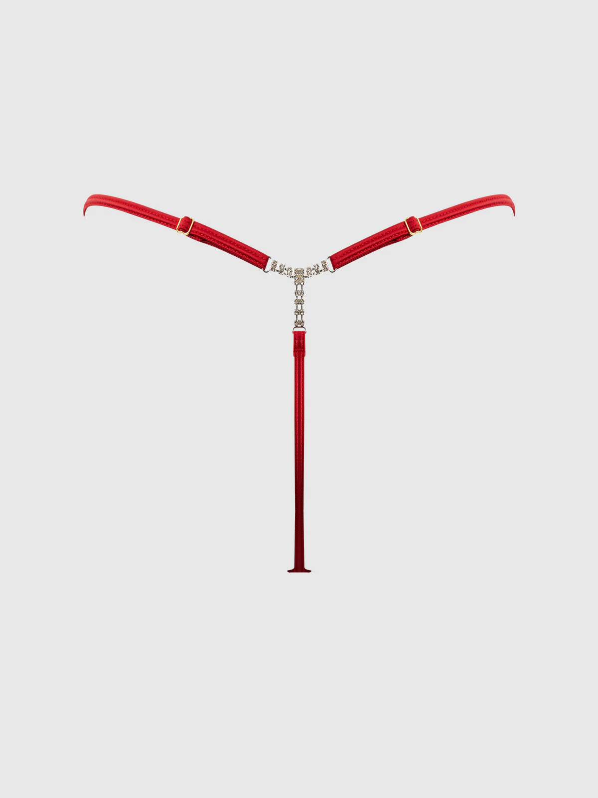 Scarlett Tie Front Pom Pom G-String - Image 12