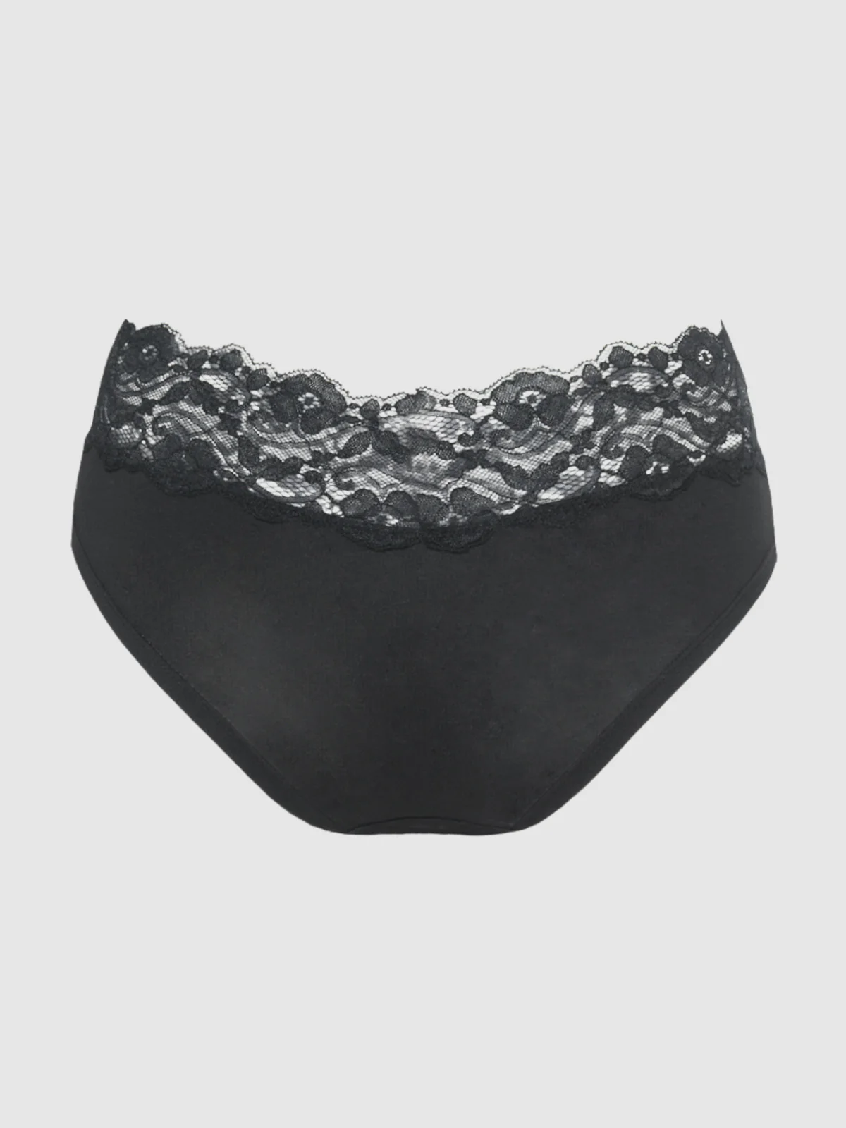 Stretch Cotton & Lace Hipster - Image 5