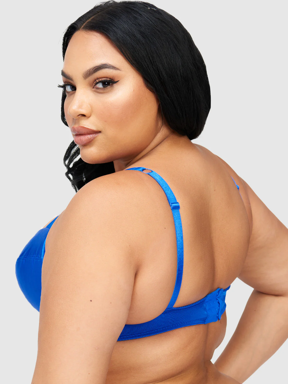 Va Va Voom Satin Full Figure Push Up Bra - Image 2