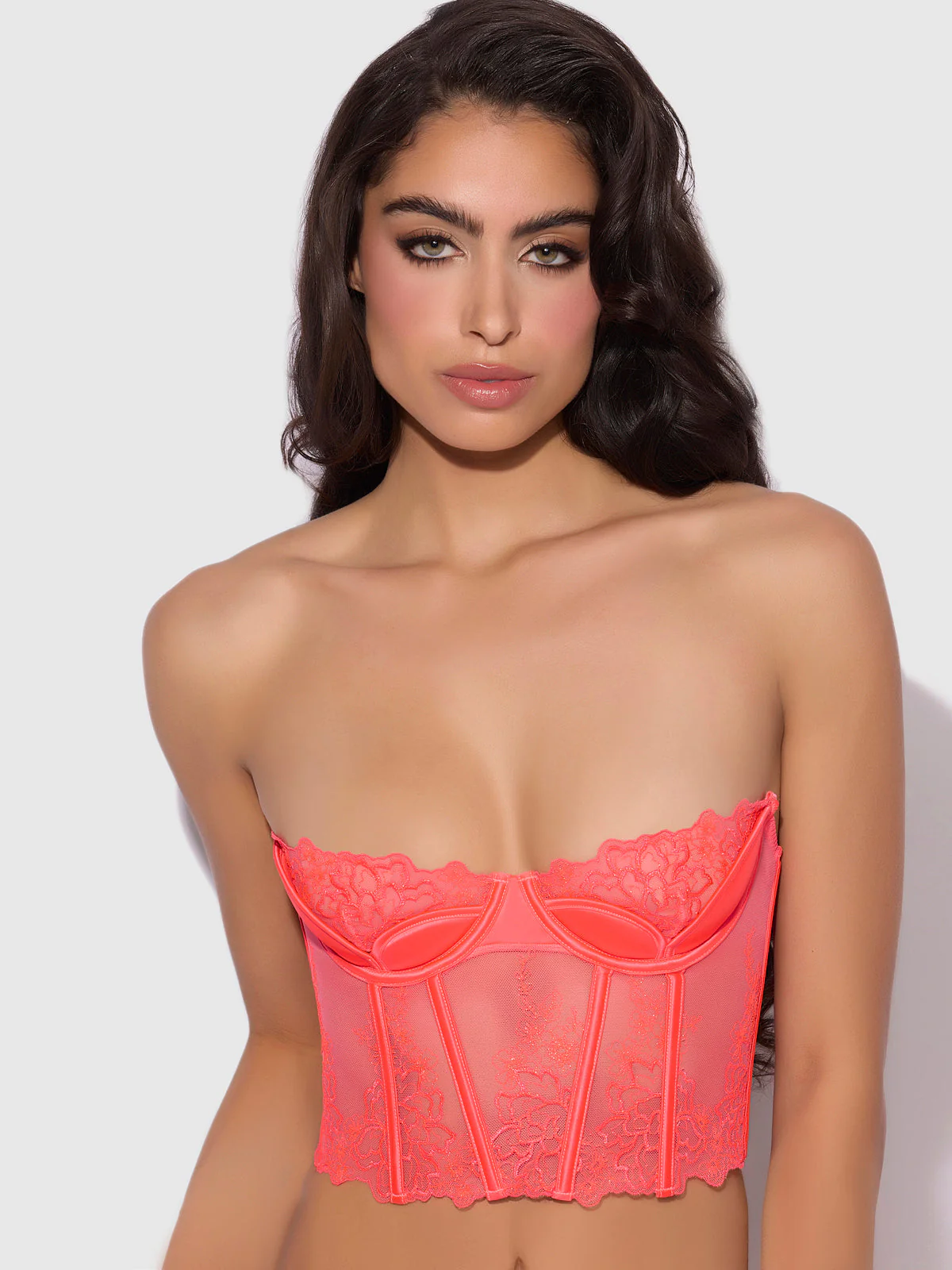 Wren Embroidered Tulip Demi Bustier - Image 2
