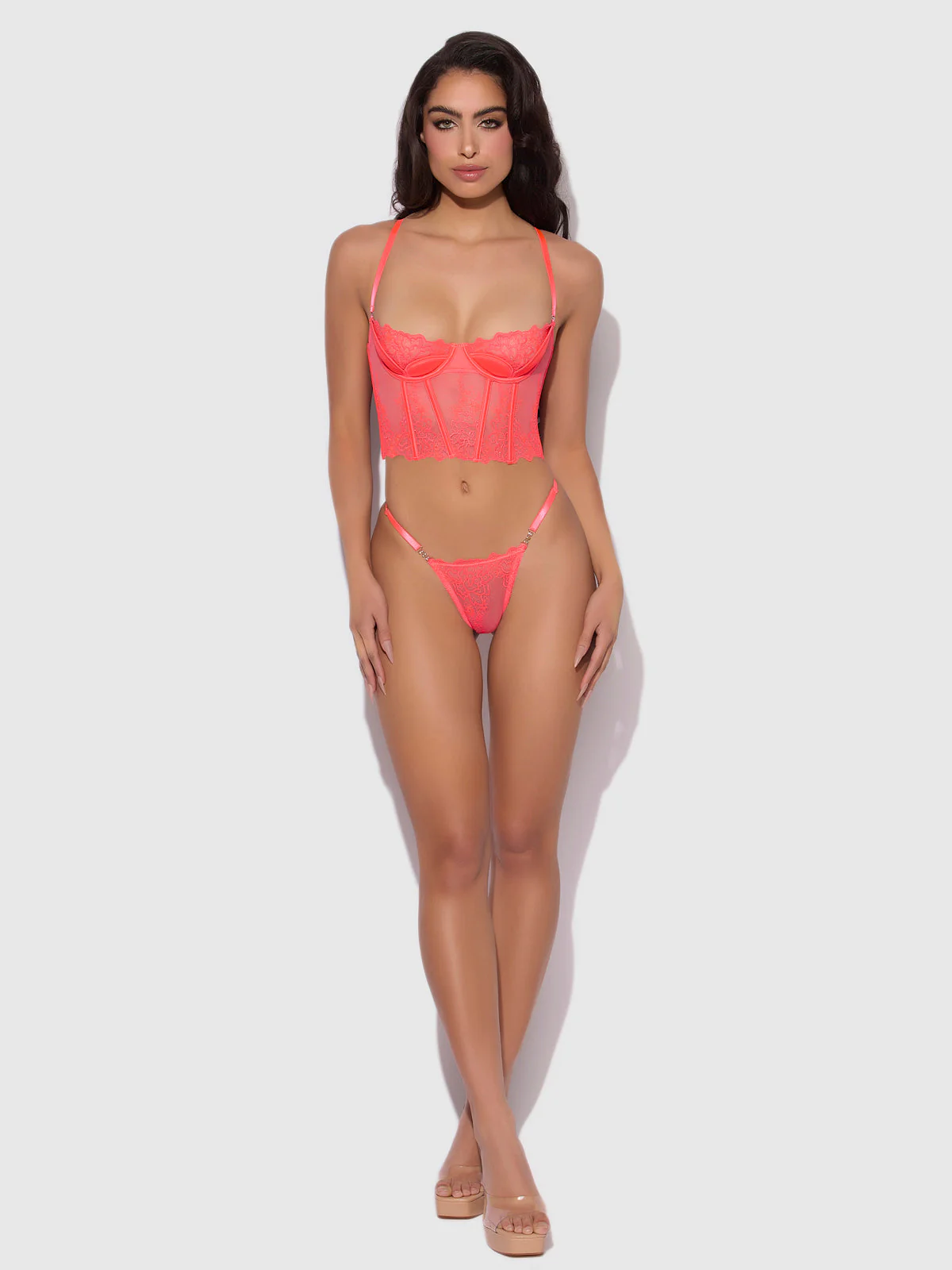 Wren Embroidered Tulip Demi Bustier - Image 3