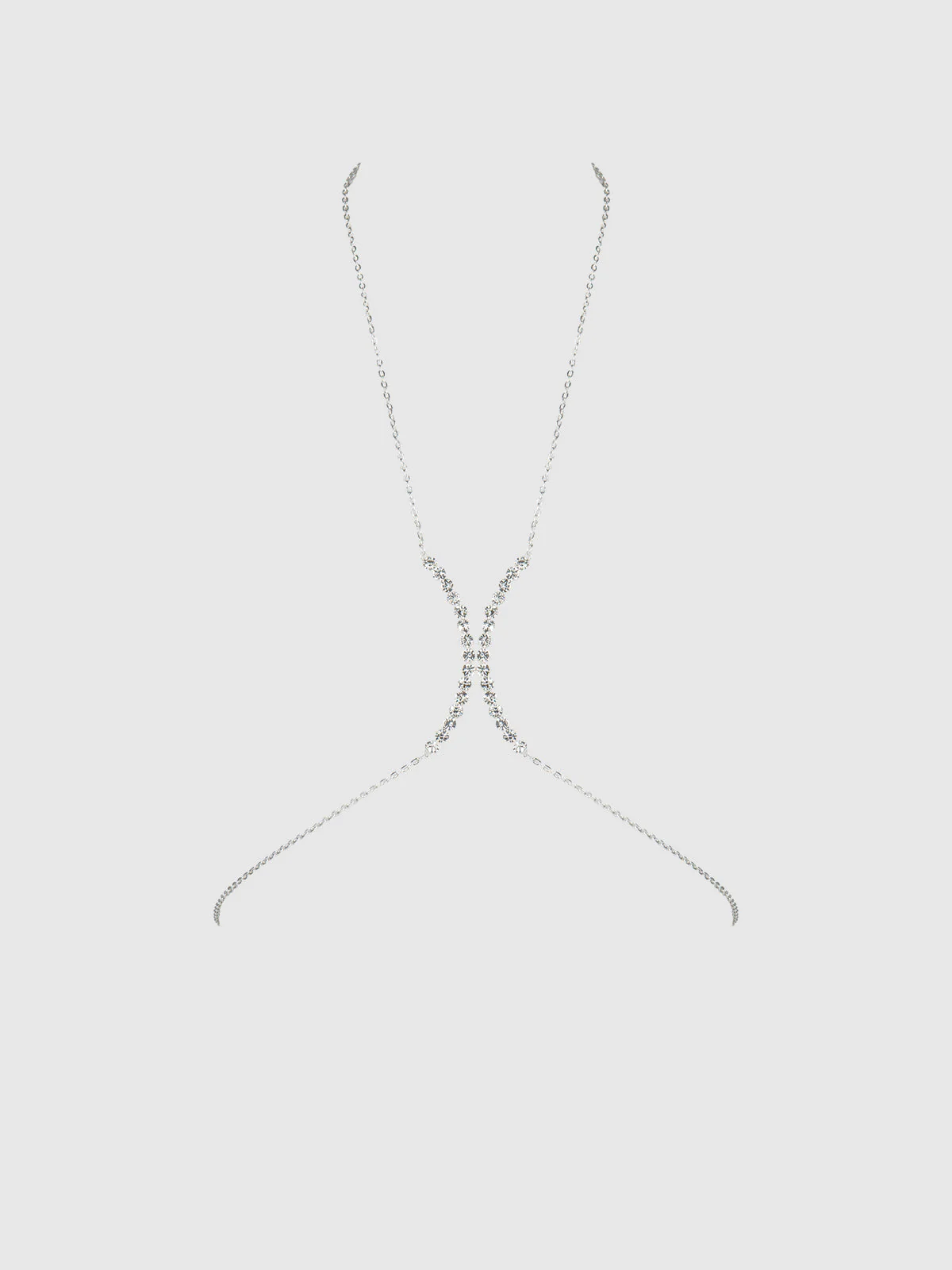 Ziggy Rhinestone Cleavage Hugging Bodychain - Image 4