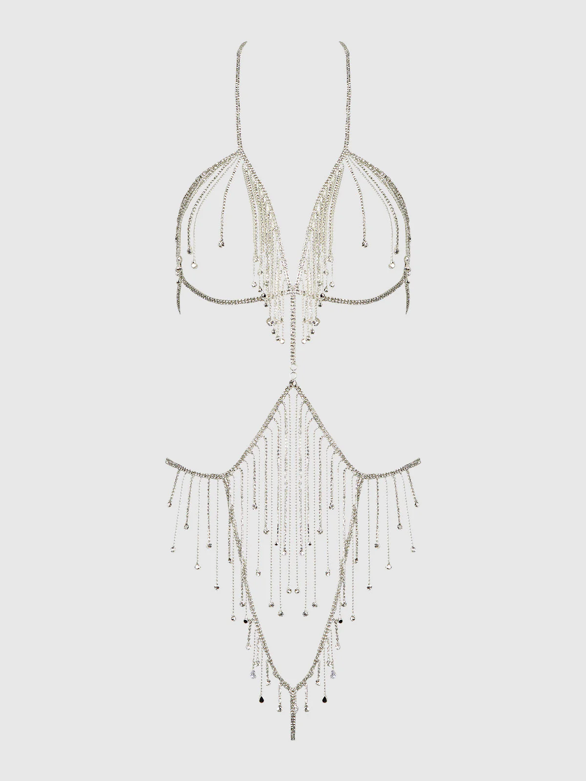 Ziggy Rhinestone Dangle Fringe Teddy - Image 6