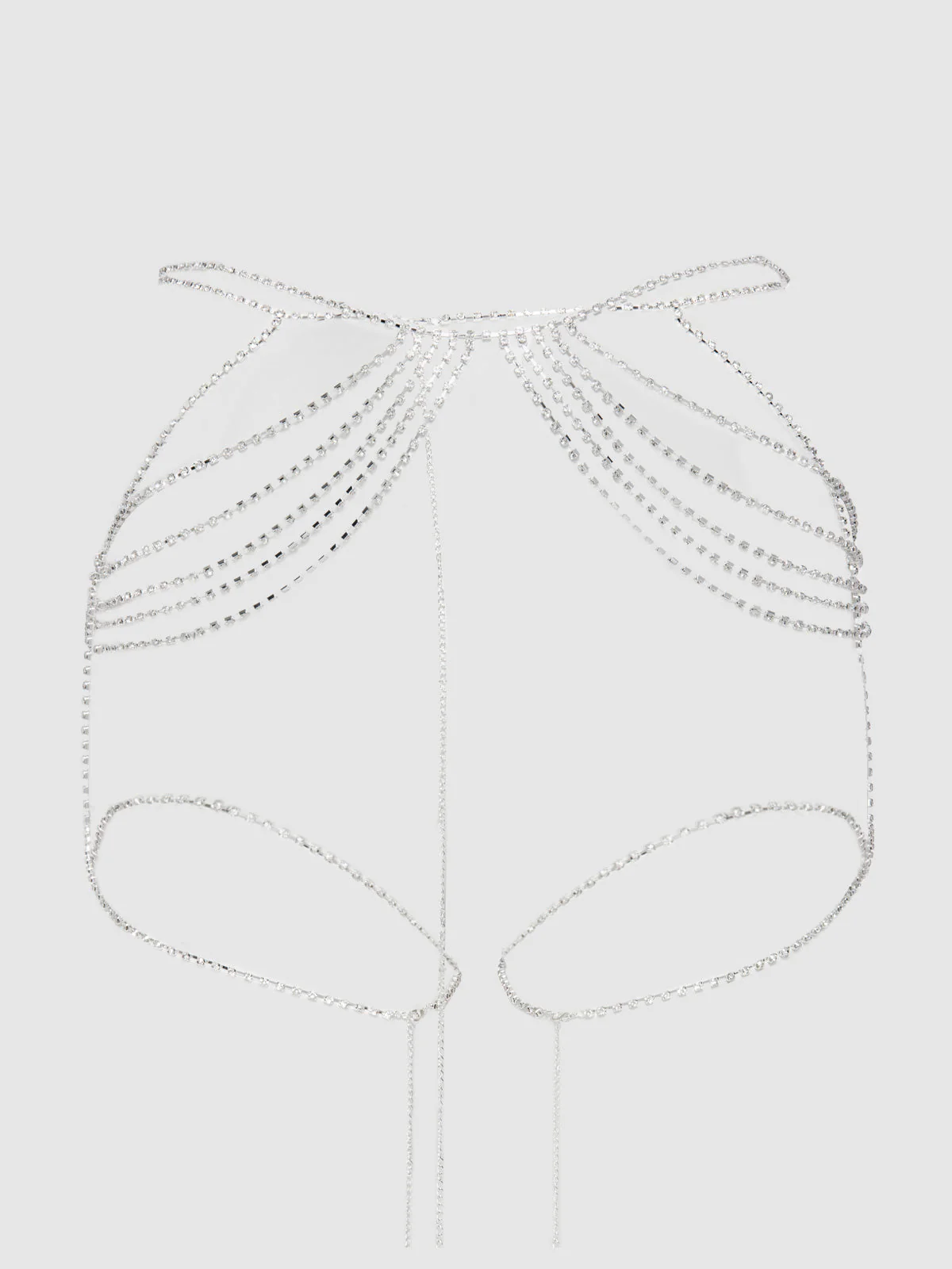 Ziggy Rhinestone Draped Garter - Image 7