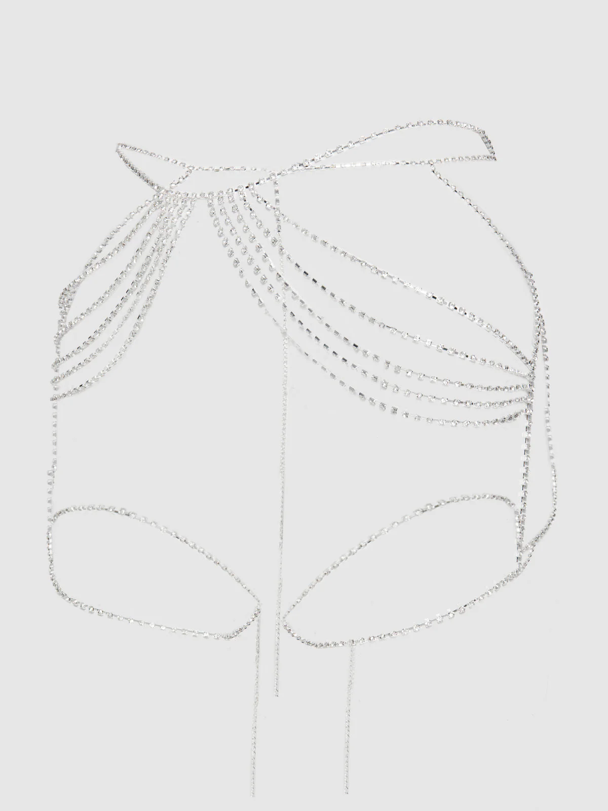 Ziggy Rhinestone Draped Garter - Image 8
