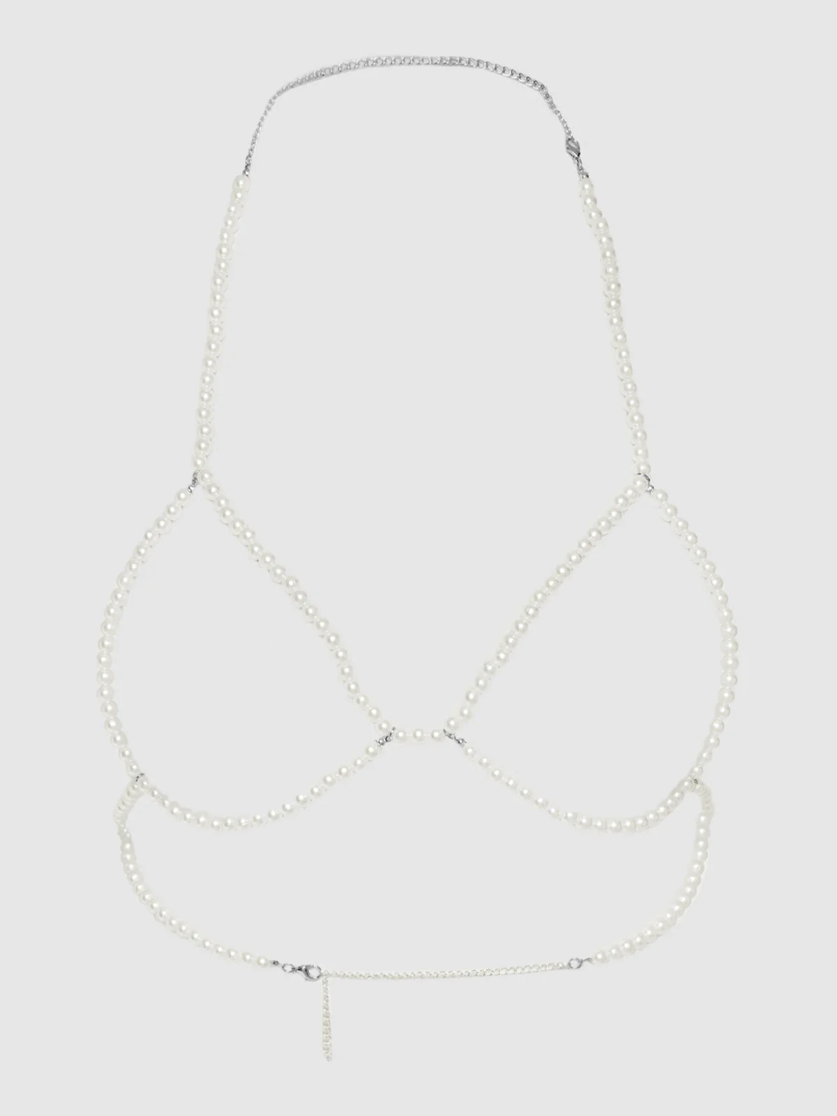 White Pearl Triangle Bra - Image 5