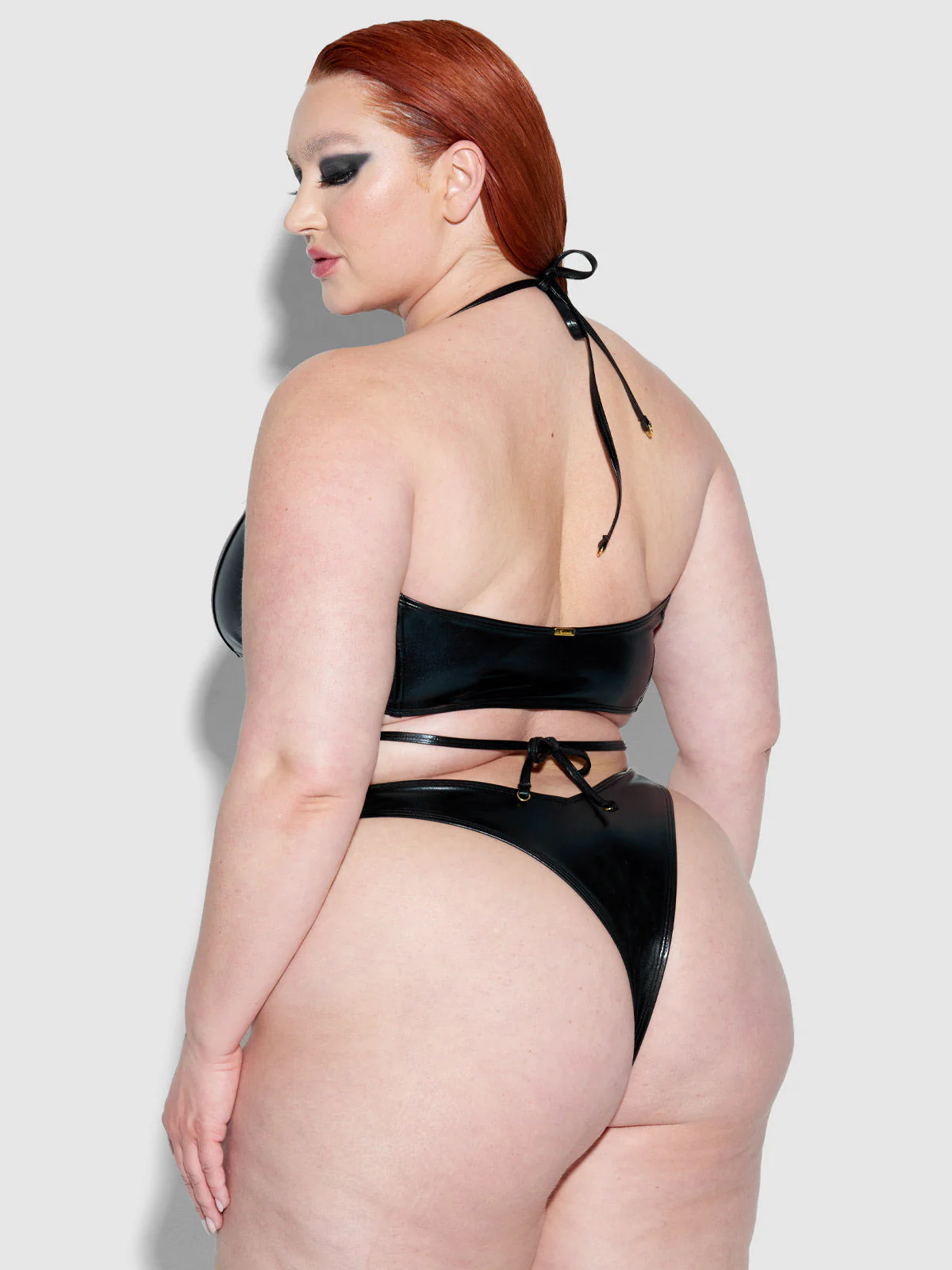 Onyx Corset Bandeau Swim Top - Image 8