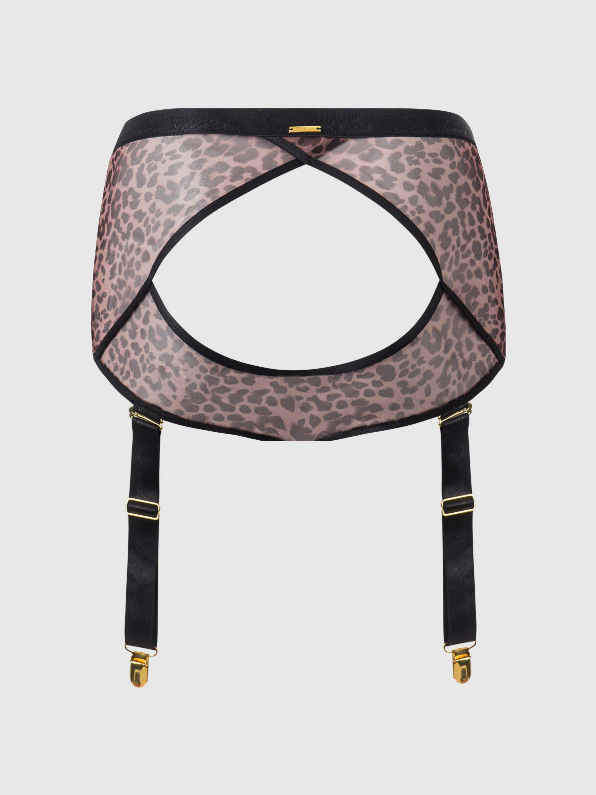 Pia Mesh Cutout & High-Waist Garter Panty - Image 7